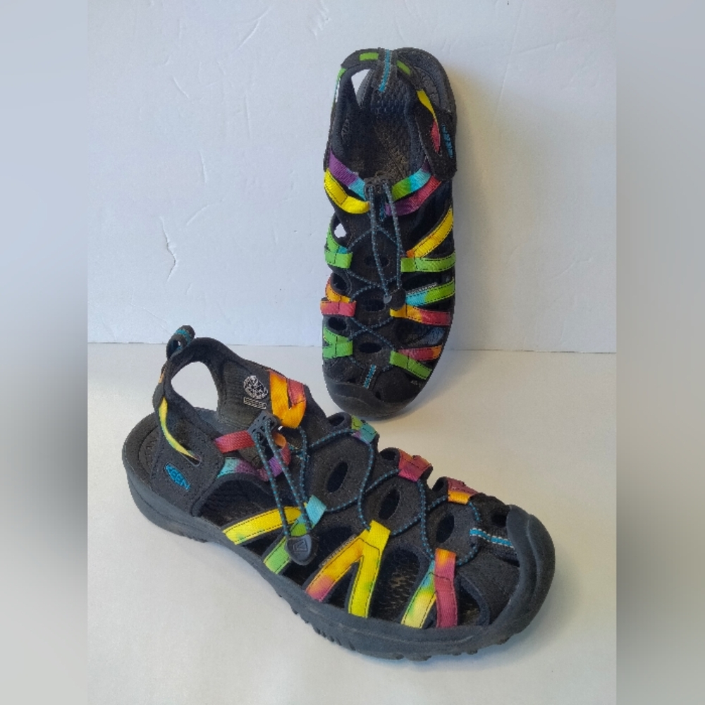 KEEN Women's Whisper Original Tie Dye Sandal Size 9.5